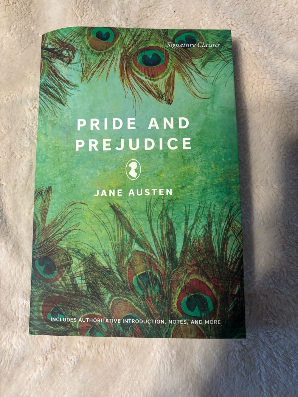 Barnes & Noble Signature Classics Pride and Prejudice - Green Peacock Cover